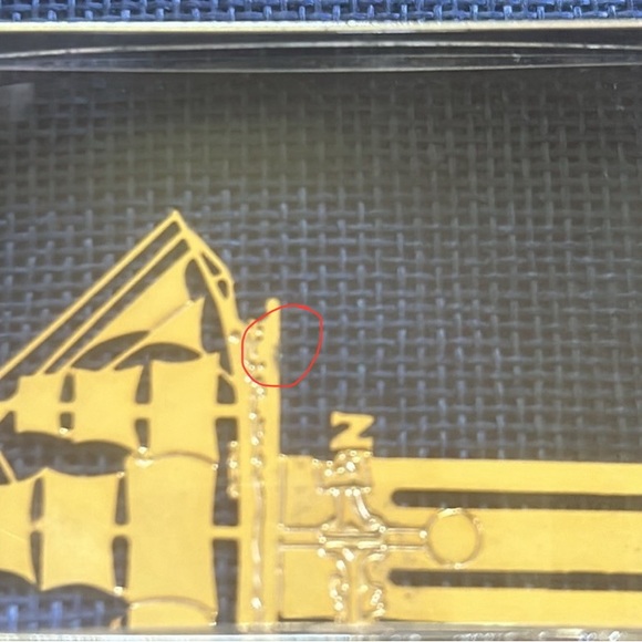 Vtg Tall Ship Bookmark by Weathervanes Over America - Picture 11 of 11